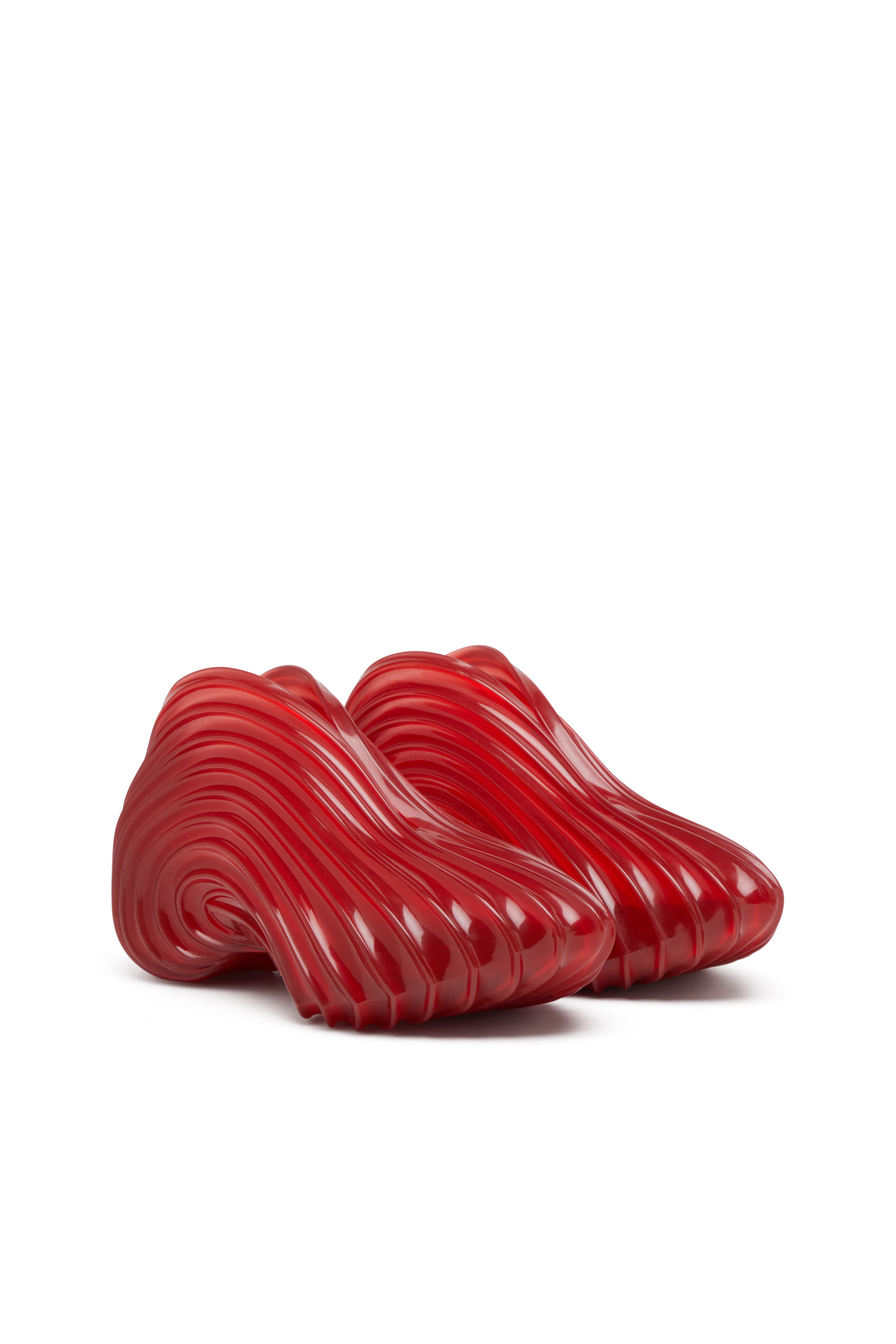 Diesel - MELISSA QUANTUM SNEAKERS X, Zapatilla sin cordones en Melflex® Unisex in Rojo - 4