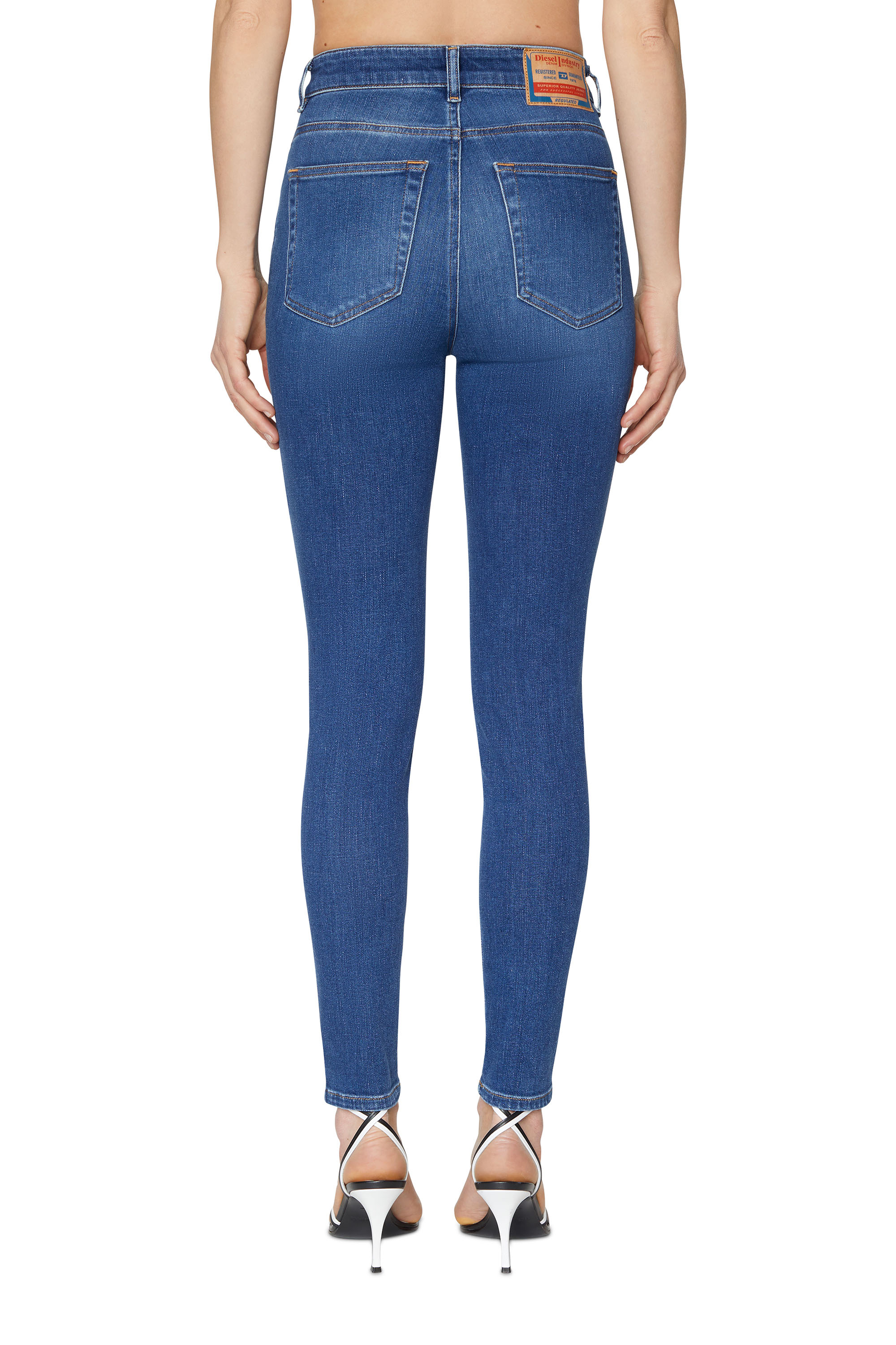 Diesel - Woman's Super skinny Jeans 1984 Slandy-High 09C21, Medium blue - 5