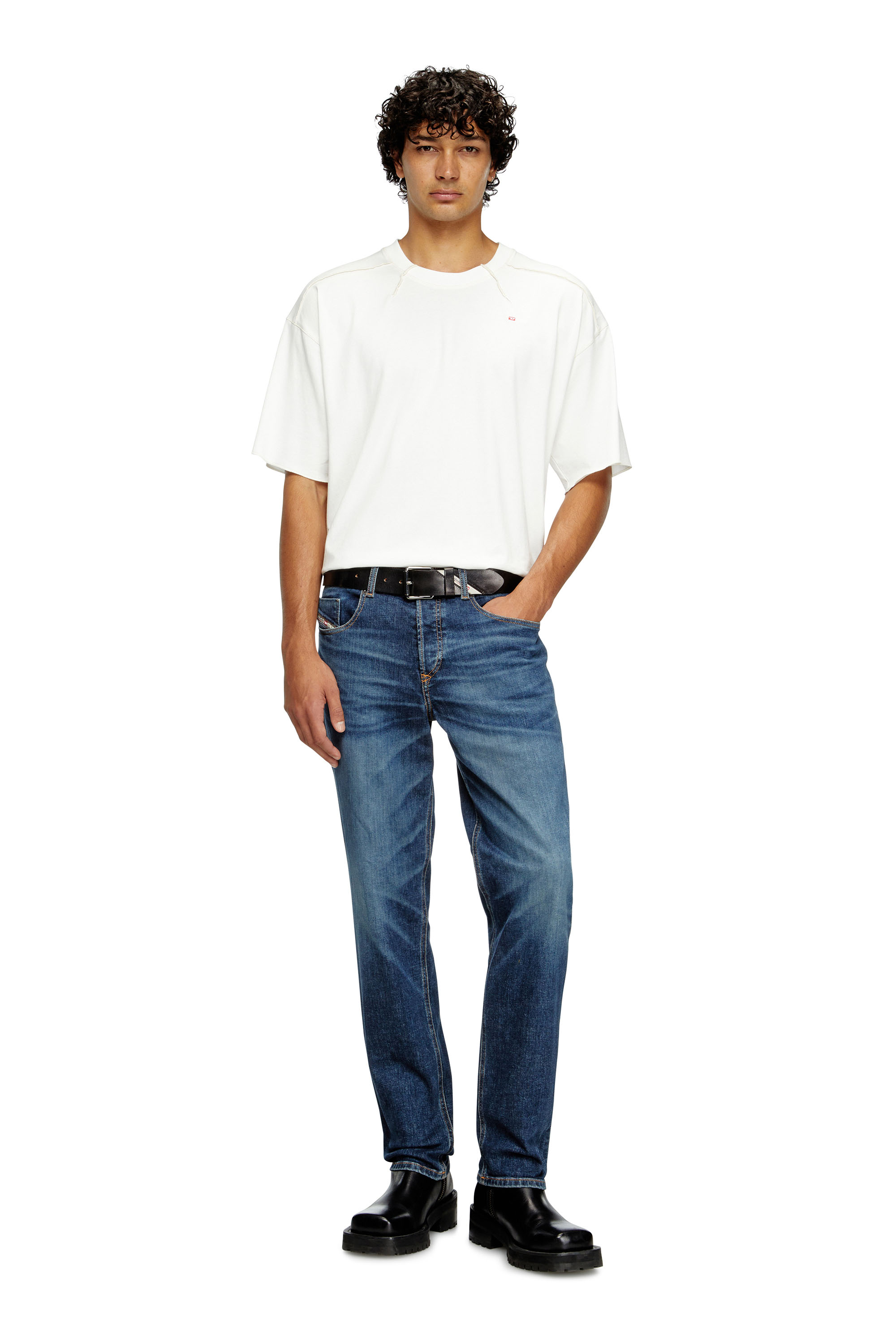 Diesel - Regular Jeans 2023 D-Finitive 09J47 Hombre, Azul Oscuro - 2